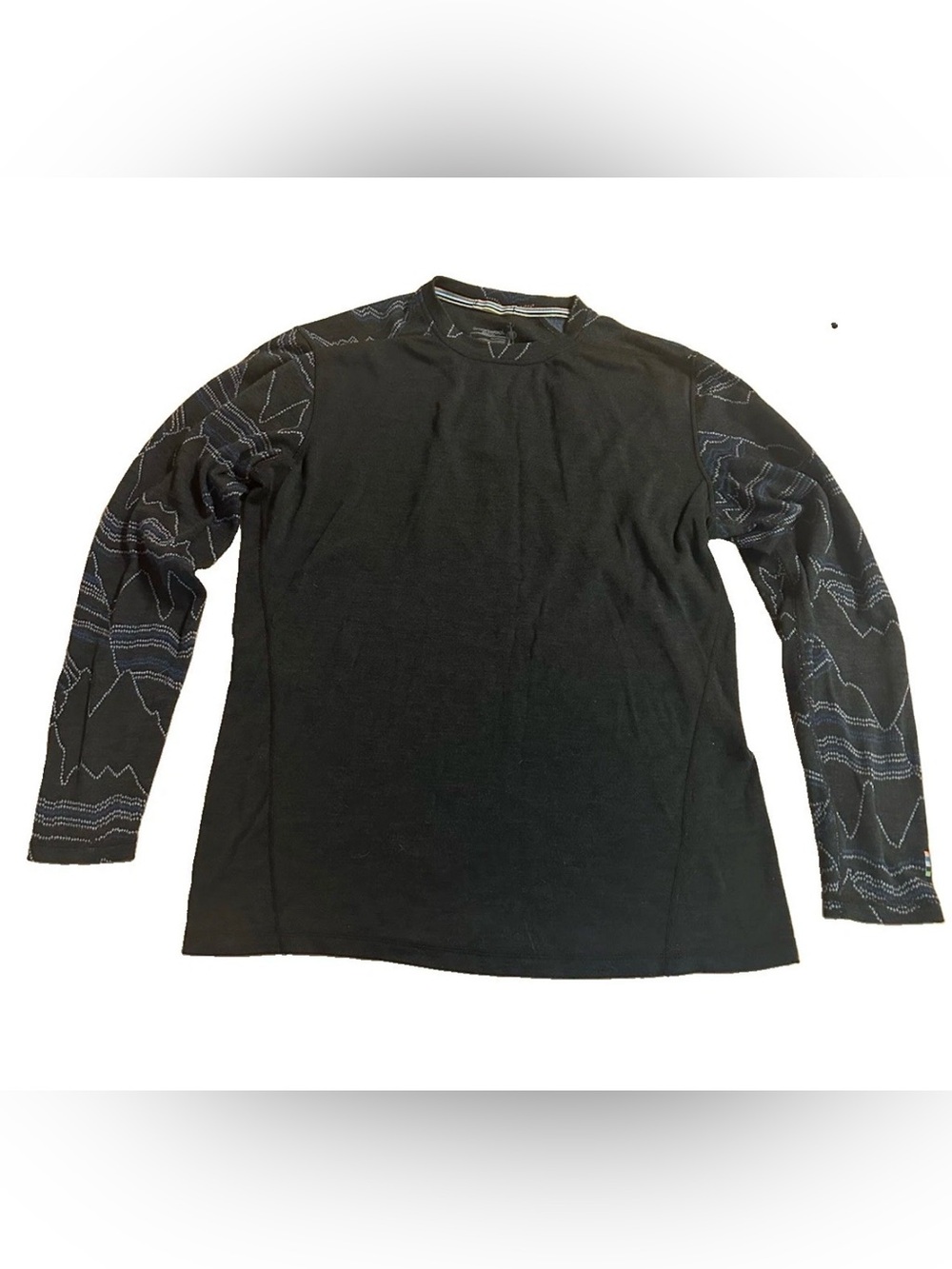 Smartwool Men’s Thermal Merino Wool 250 Base Layer Long Sleeve Sz Large Black